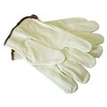 The Brush Man 100% Pig Leather Gloves, Unlined, Size Large, 12PK GLOVE-4052L
